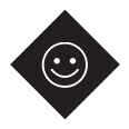 Vector illustration of Happy Face used at Polonia Palace Hotel